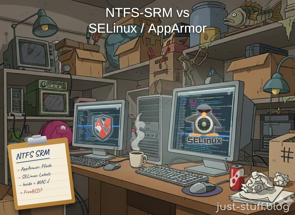 NTFS-SRM vs. SELinux/AppArmor: Wer darf was – und warum?