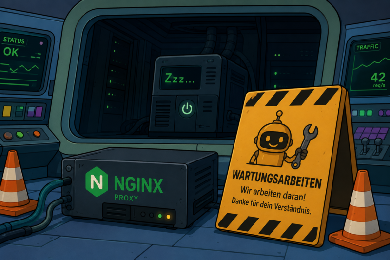 nginx – die Wartungsseite, wenn das Backend gerade streikt